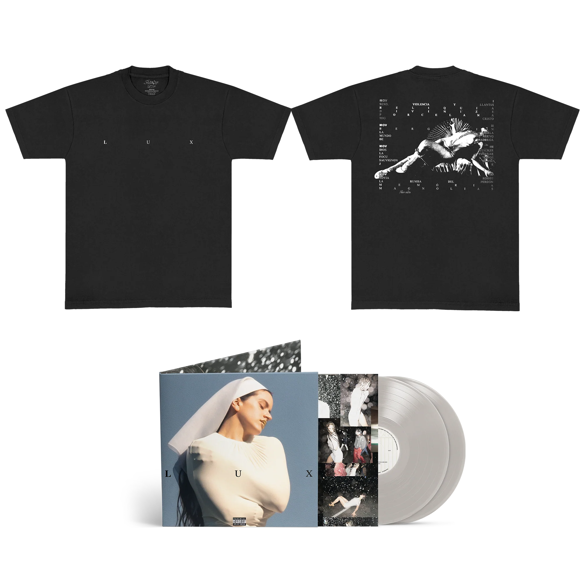 LUX TRACKLIST T-SHIRT + VINYL
